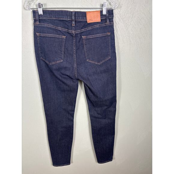 J. Crew Denim Jeans Women's Size 29 Blue Dark Wash Lookout High Rise Skinny - Picture 2 of 13